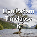 Time lapse video of various watersports on Llyn Padarn at Llanberis in the Snowdonia National Park, North Wales, as seen from the famous lone tree