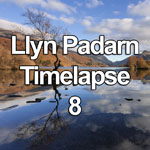 Time lapse video showing clouds over the famous lone tree reflecting in Llyn Padarn in the Snowdonia National Park, North Wales