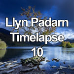 Time lapse video showing clouds reflecting in Llyn Padarn by the lone tree in the Snowdonia National Park, North Wales