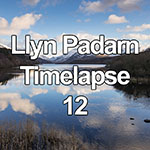 Time lapse video showing clouds in winter over Llyn Padarn in the Snowdonia National Park, North Wales