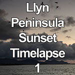 Time lapse of sunset over the Llyn Peninsula, North Wales