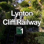 This video shows the Lynton cliff railway in operation ferrying passengers between Lynton and Lynmouth on the North Devon coast, England