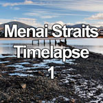 Timelapse video of dusk and incoming tide at the Menai Straits, Anglesey, North Wales