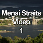 Video showing suspension bridge over the Menai Straits, North Wales