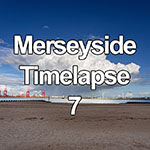 Time lapse video of storm cloud over Liverpool, England