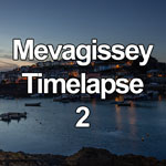 This time lapse video shows dusk, twilight and night over the harbour and headland at Mevagissey on the south coast of Cornwall, England