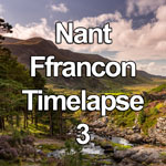 Time lapse video of clouds and sun over the Nant Ffrancon valley in the Snowdonia National Park, North Wales