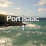 This video shows large Atlantic waves breaking on the rocky cliffs of the north Cornish coastline at Port Isaac