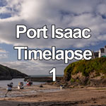 This time lapse video shows the tide coming in at Port Isaac on the Atlantic coast of north Cornwall as clouds move across the harbour