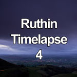 Timelapse video of dusk over Ruthin