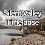 Time lapse of clouds over the Silent Valley reservoir, Northern Ireland