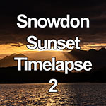 Time lapse of sunset over Snowdon and Llyn Mymbyr, North Wales