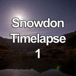 Time lapse video showing dusk and night at Llyn Llydaw at the foot of Snowdon, North Wales