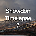 Time lapse video of storm clouds boiling over the snow capped peaks of the Snowdon Horseshoe in the Snowdonia National Park, North Wales