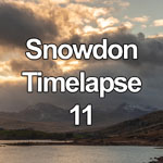 Time lapse of storm clouds over Snowdon mountain, North Wales