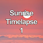 Time lapse video of sunrise over fog