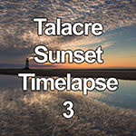 Time Lapse Clouds At Sunset Over Point Of Ayr Lighthouse, Talacre, North Wales
