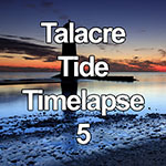 Time lapse of incoming tide at Talacre beach, North Wales