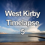 Time lapse video showing high altitude clouds passing over the Marine Lake at West Kirby, Wirral, UK