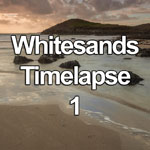 Time lapse video showing the incoming tide at Whitesands Bay on the Pembrokeshire coast, West Wales