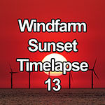 Time Lapse Video Of Sunset Over The Gwynt-Y-Môr Offshore Wind Turbines