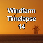 Time Lapse Video Of Sunset Over Offshore Wind Turbines, North Wales