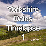 Time lapse of summer clouds over the Yorkshire Dales