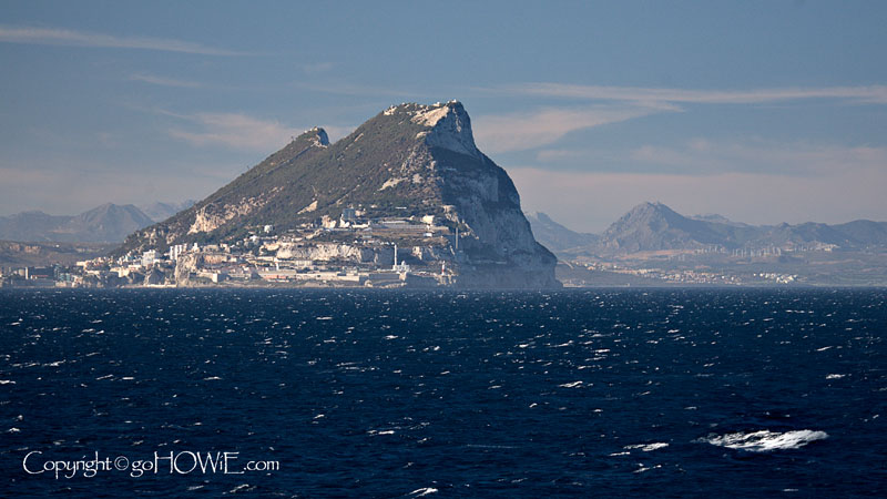 Gibraltar from the sea