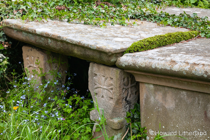 Grave in Llantysilio chuchyard, Wales