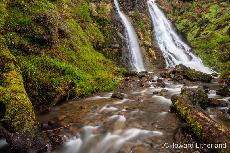 Grey Mare's Tail waterfall at Llanrwst, North Wales