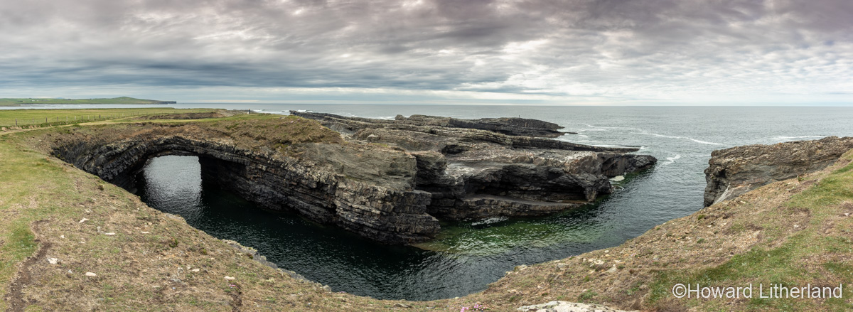 Rugged coast on the Wild Atlantic Way at Bridges of Ross, County Clare, Ireland