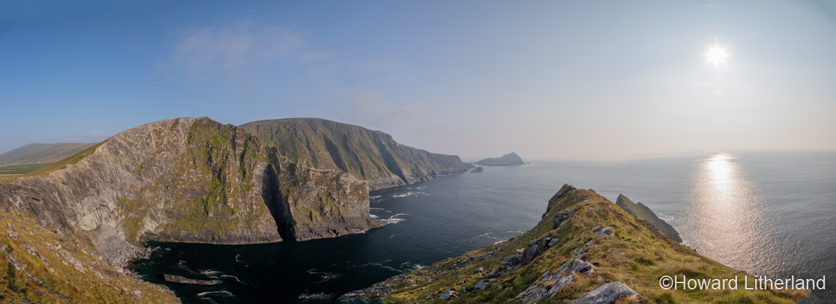 The Kerry Cliffs on the Atlantic coast of County Kerry, Ireland