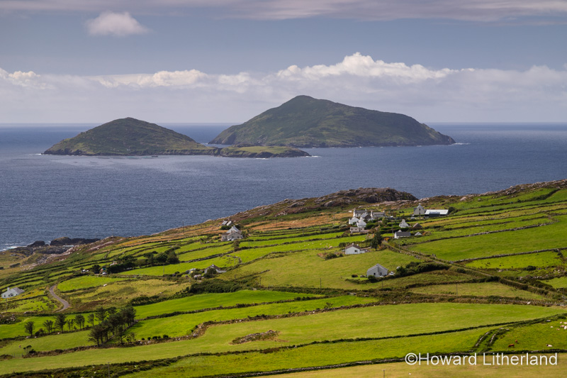 Islands of Scariff and Deenish off the Atlantic coast of County Kerry, Ireland