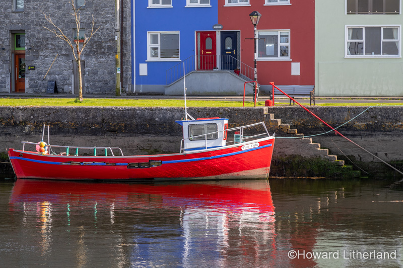 Boat in Kinvarra harbour, County Galway, Ireland