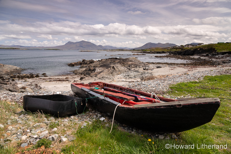 Renvyle beach on the Connemara coast, County Galway, Ireland