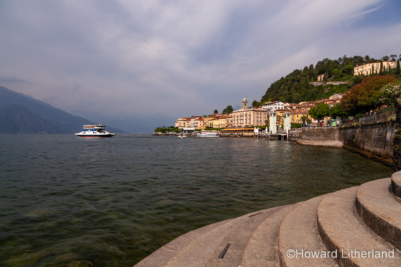 The lakeside promenade at Bellagio on Lake Como in northern Italy