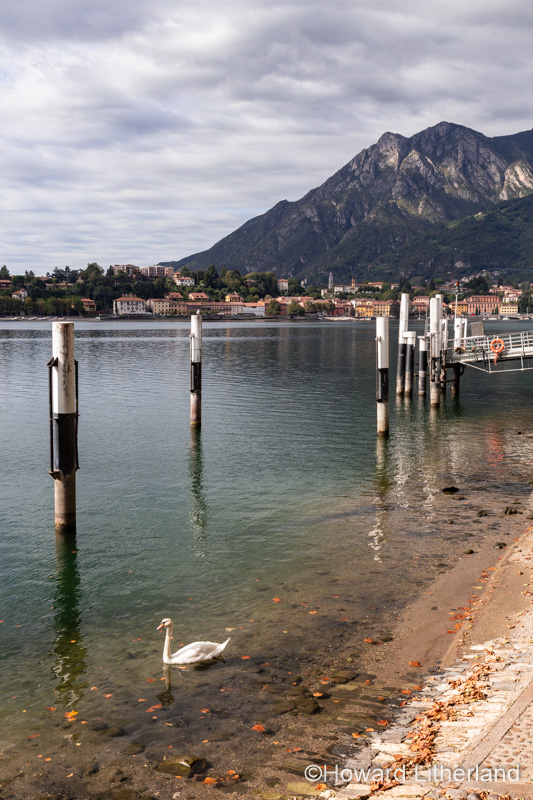 Lecco on the shore of Lake Como in northern Italy