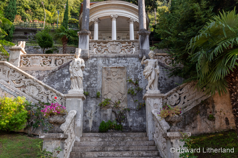 Villa Monastero and gardens near Varenna on Lake Como, Italy