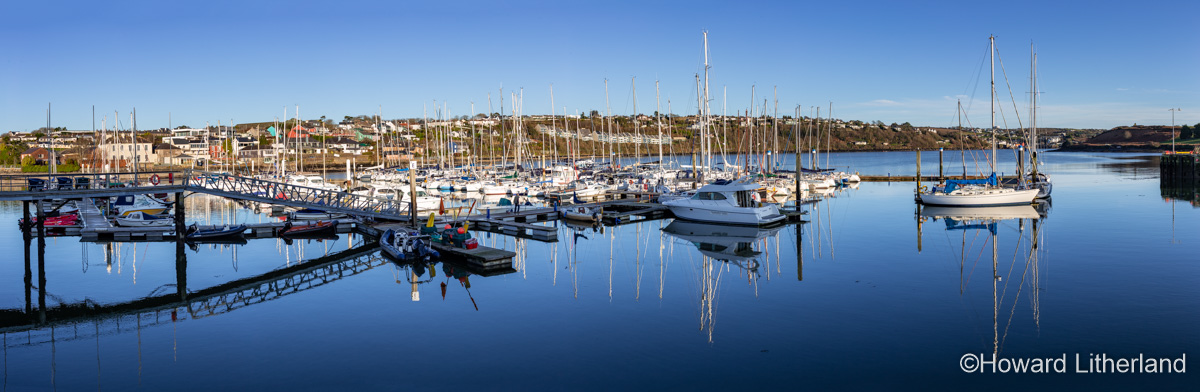 Kinsale harbour in County Cork, Ireland on a calm winter's afternoon