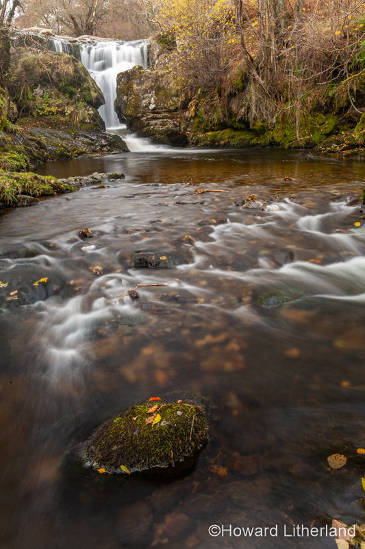 Aira Force waterfalls in autumn, Lake District, Cumbria, England