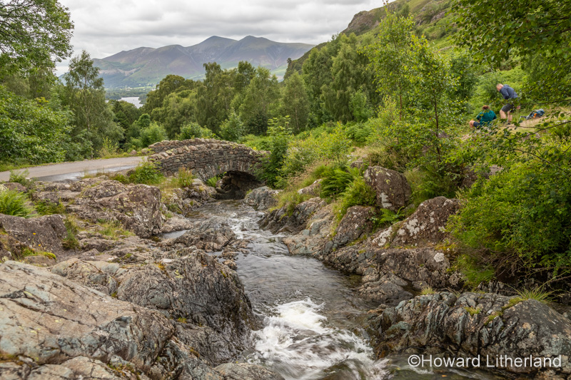 Ashness Bridge near Derwent Water, Lake District, England
