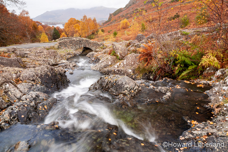 Ashness Bridge in Autumn, Lake District, Cumbria