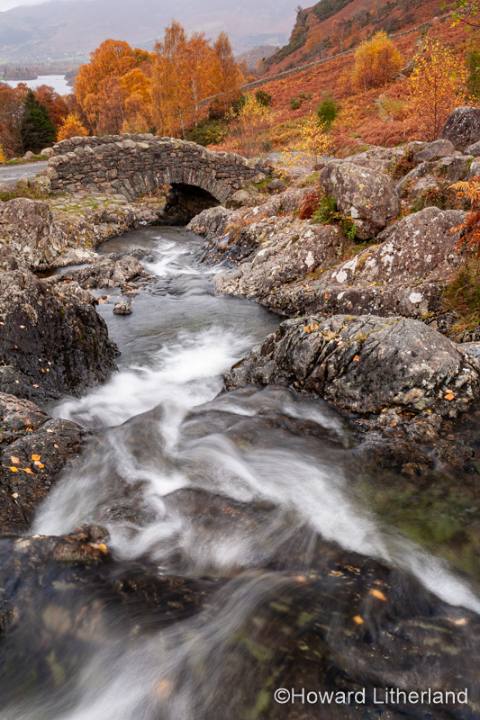 Ashness Bridge in Autumn, Lake District, Cumbria