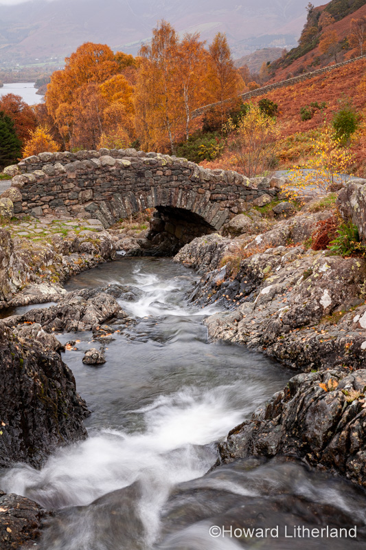 Ashness Bridge in Autumn, Lake District, Cumbria