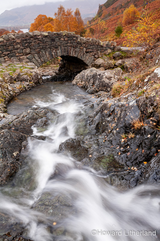 Ashness Bridge in Autumn, Lake District, Cumbria