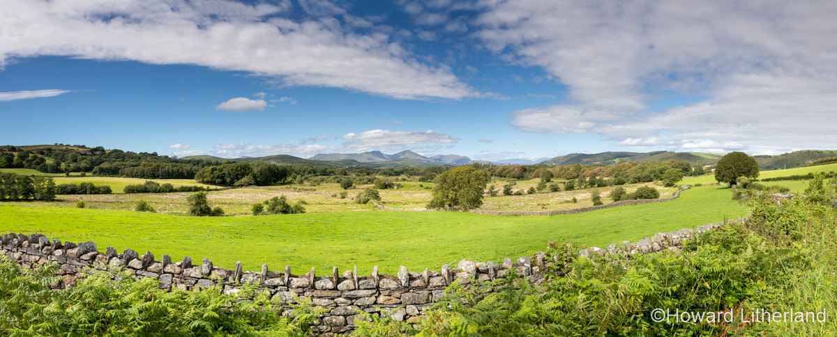 Panoramic view of the Lake District, Cumbria, England