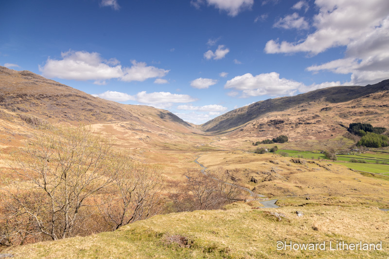 The Hardknott Pass in the Lake District, England