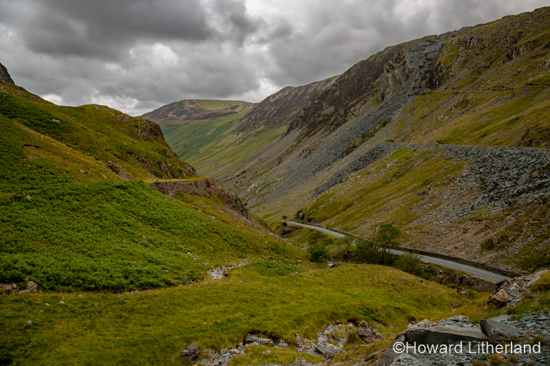 Clouds over Honister Pass in the Lake District, England