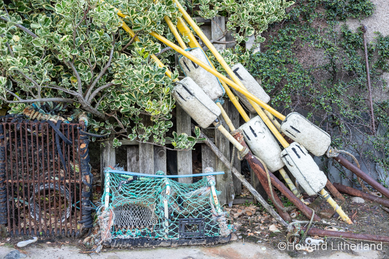 Old lobster pot at Ravenglass in the lake District, England