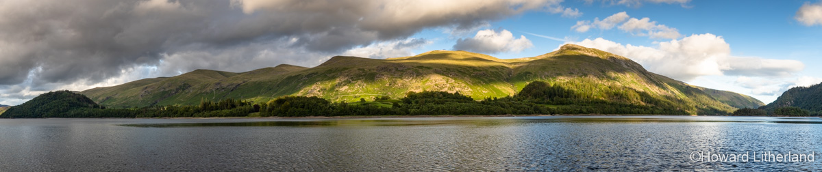 Panorama of Thirlmere in the Lake District, England